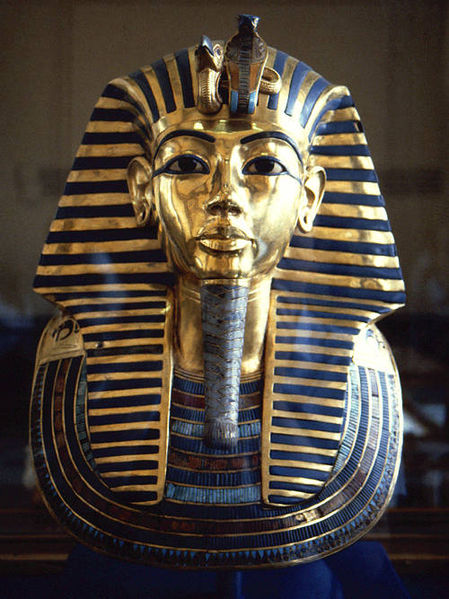 La Máscara funeraria de Tutankamón es una de las piezas más emblemáticas del Muse Egipcio de El Cairo.